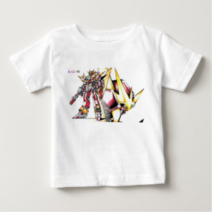 Title 00008 "Red Hero Armored Giant" Baby T-shirt