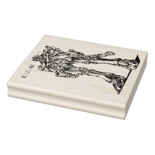 Title 00009 "Robot of Organic Details" Rubber Stamp