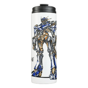 Title 00009 "Robot of Organic Details" Thermal Tumbler