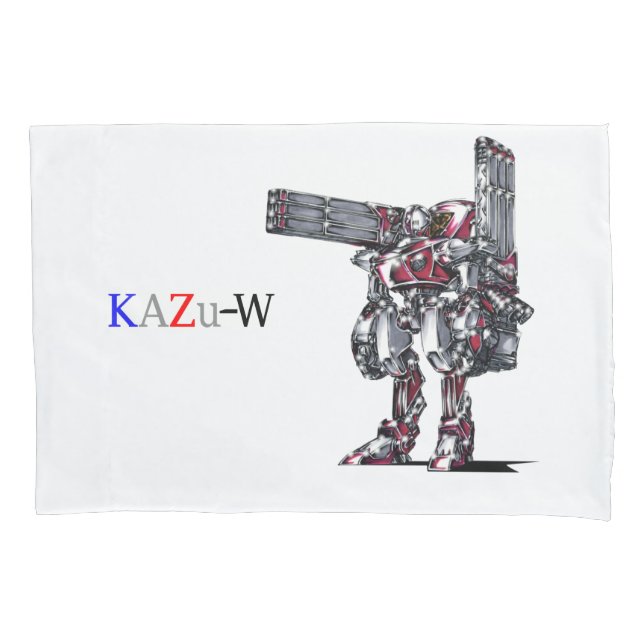 Title 00010 "High Output Particle Gun Three Series Pillowcase (Front)