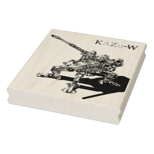 Title 00013 "Quadruped Artillery" Rubber Stamp