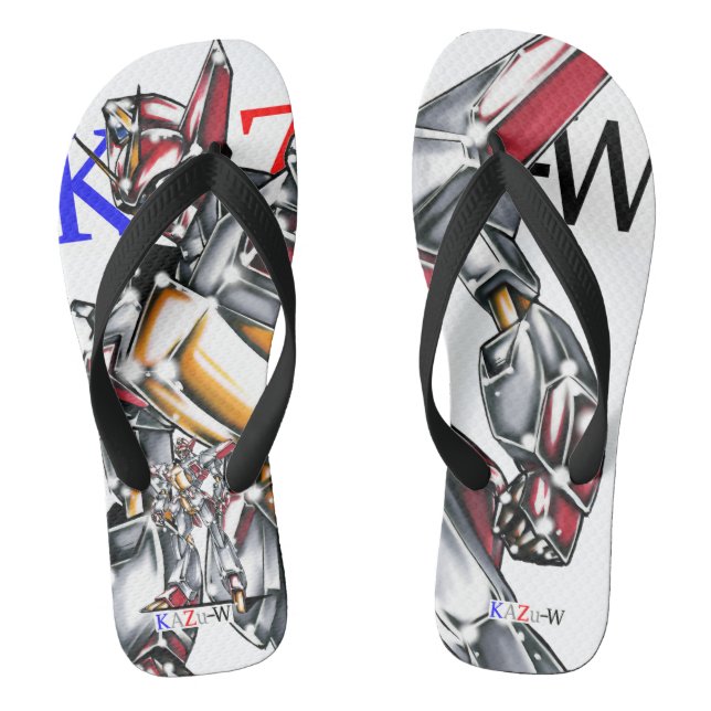 Title 00014 "The Main Character Fuselage" Thongs (Footbed)