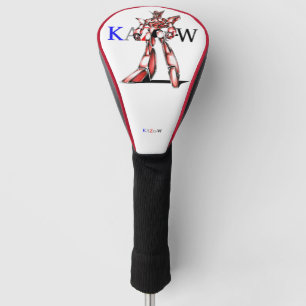 Title: 00016 "Ace Robot" Golf Head Cover