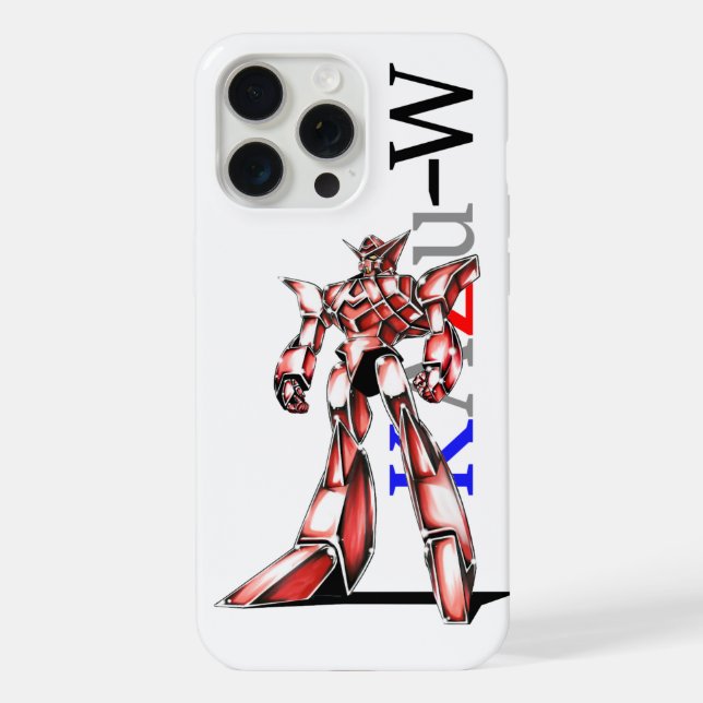 Title: 00016 "Ace Robot" iPhone Case (Back)