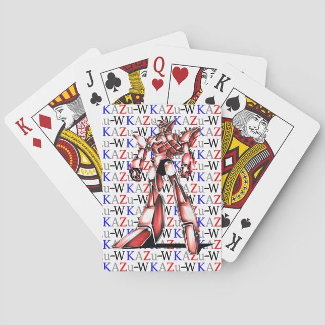 Title: 00016 "Ace Robot" Playing Cards (Back)
