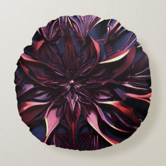  Title: "Chic Comfort Throw Pillow: Perfect Blend  Round Cushion