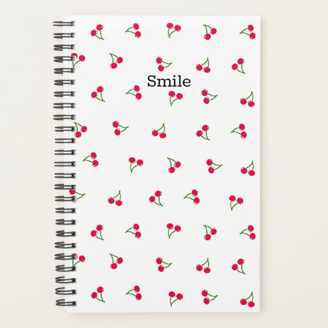 Title Custom Cherry (White) Planner Handbook (Front)