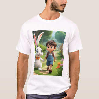 Title Cute Cartoon Character T-Shirt Fun Graphic*