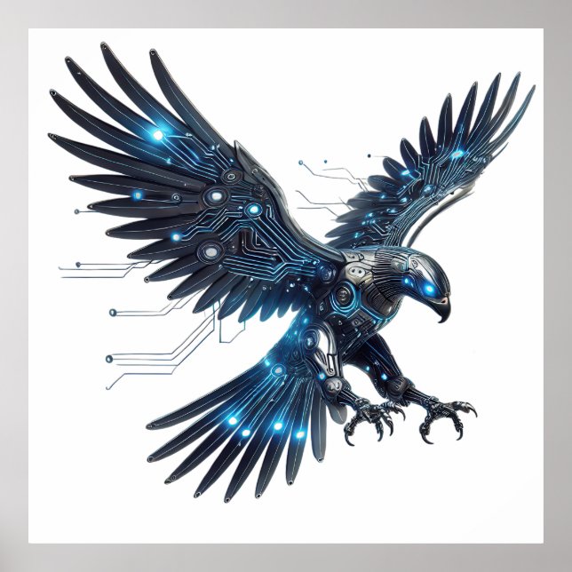 Title: Cybernetic Eagle Poster (Front)