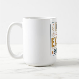 Title Dad Level Expert Eye Roller Funny Father’s Coffee Mug