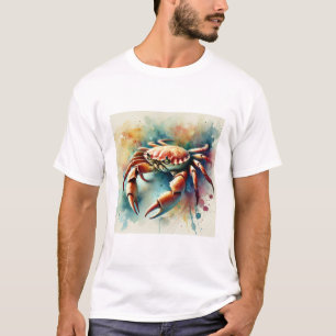 Title Edible Crab 240824AREF113 - Watercolor T-Shirt