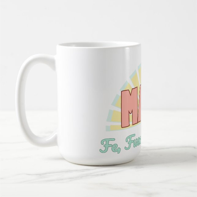 Title: Faith, Strength & Tenderness Coffee Mug (Left)