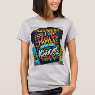 Title: "Family Adventure Crew – Matching Travel T- T-Shirt