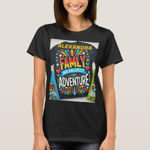 Title: "Family Adventure Crew – Matching Travel T- T-Shirt