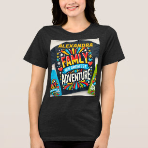 Title: "Family Adventure Crew – Matching Travel T- Tri-Blend Shirt