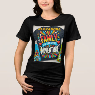 Title: "Family Adventure Crew – Matching Travel T- Tri-Blend Shirt