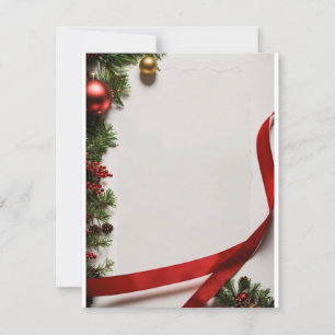 Title: "Festive Wishes Unleashed: Personalised Chr Holiday Card