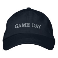 TITLE Game Day Embroidered Baseball Cap