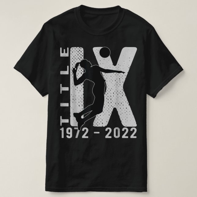 Title IX th Anniversary US Education Amendments Vo T-Shirt (Design Front)