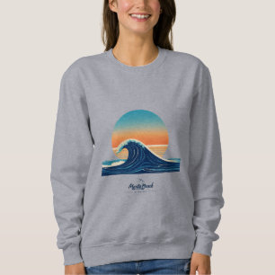 Title: Montabeach Minimalist Ocean Wave Logo Sweatshirt