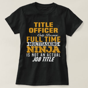 Title Officer T-Shirt