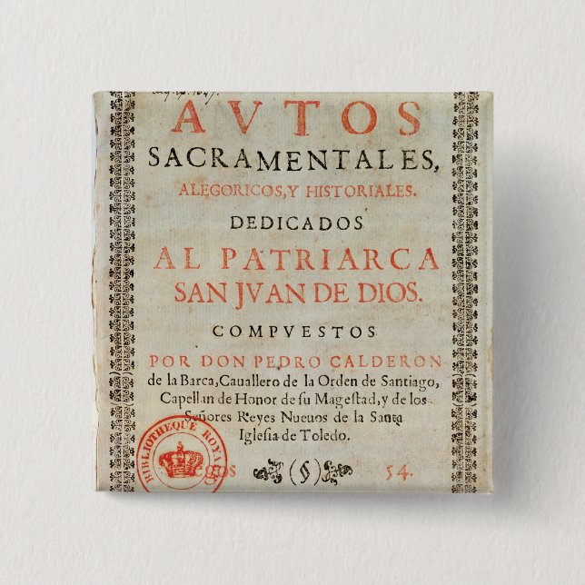 Title page 15 cm square badge (Front)