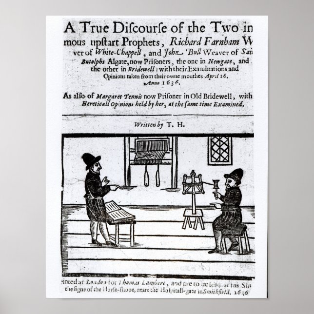 Title Page 'A True Discourse of the Two�' Poster (Front)