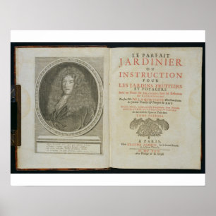 Title page and portrait frontispiece of the author poster