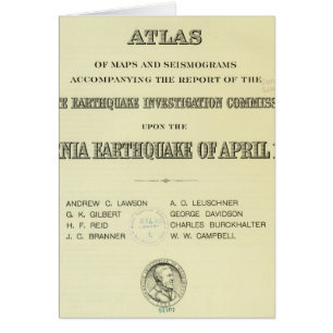Title Page Atlas California earthquake