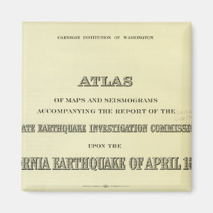 Title Page Atlas California earthquake Magnet