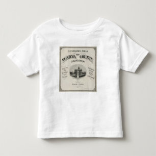 Title Page Atlas Sonoma County, California Toddler T-Shirt