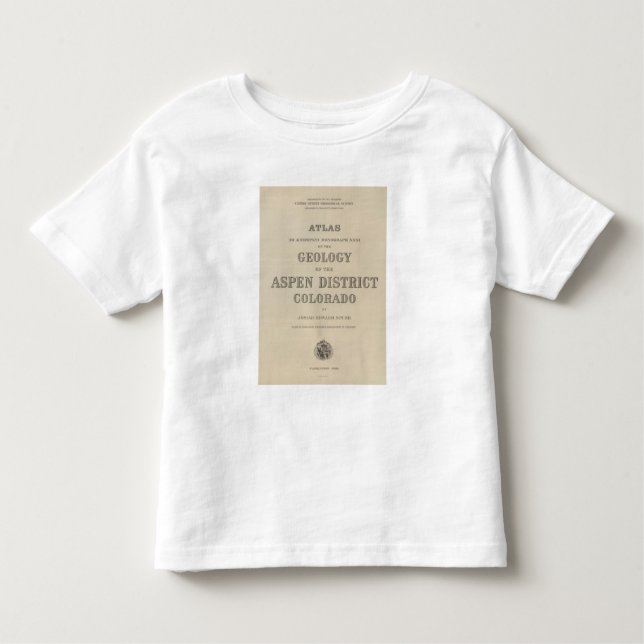 Title Page Atlas to the Geology Toddler T-Shirt (Front)