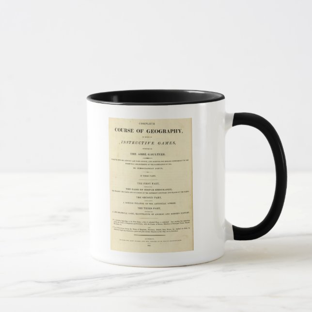 Title Page Complete course of geography Mug (Right)