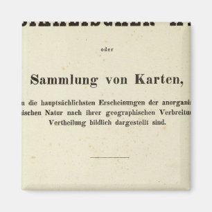 Title Page Dr Heinrich Berghaus Magnet