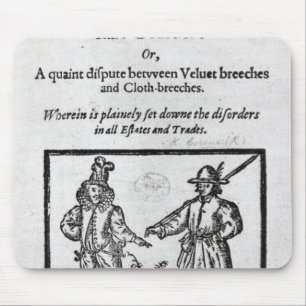 Title page for 'A Quip for an Upstart Courtier' Mouse Pad