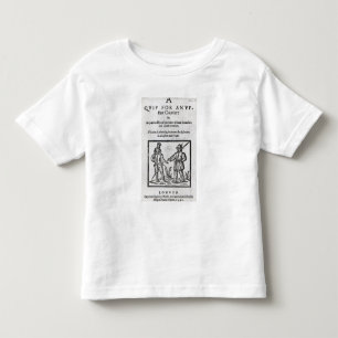 Title page for 'A Quip for an Upstart Courtier' Toddler T-Shirt