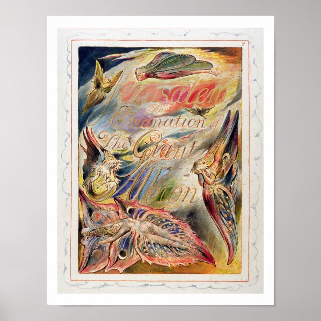 Title Page for 'Jerusalem: The Emanation of the Gi Poster (Front)