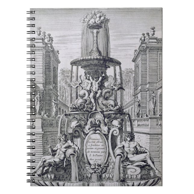 Title page from 'Fountain and Waterjets in the Ita Notebook (Front)