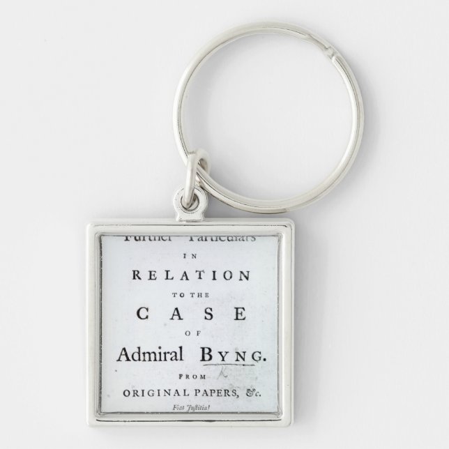 Title page from 'Some Further Particulars Key Ring (Front)