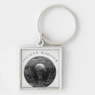 Title page from 'The Rime of the Ancient Mariner' Key Ring