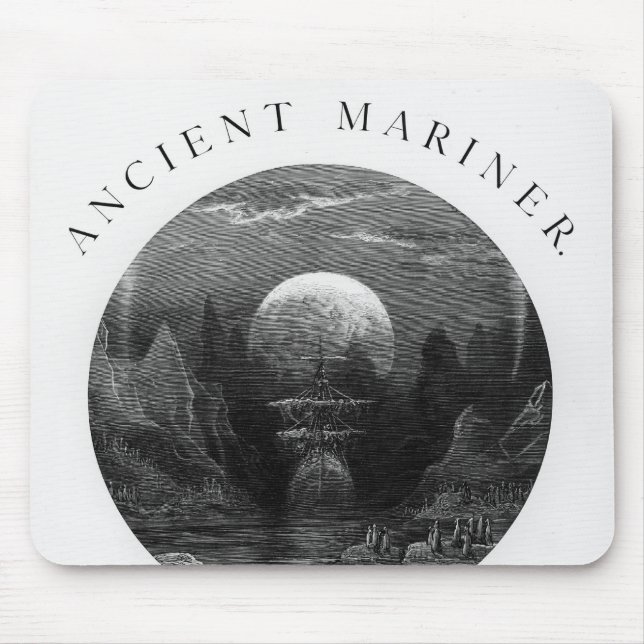 Title page from 'The Rime of the Ancient Mariner' Mouse Pad (Front)