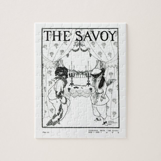 Title page from 'The Savoy' No. 1 and 2, 1896 (lit Jigsaw Puzzle (Vertical)