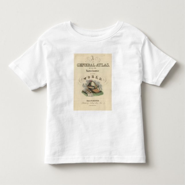 Title Page General Atlas of the World Toddler T-Shirt (Front)