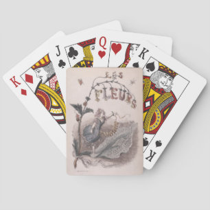 Title Page - Les fleurs animees Playing Cards