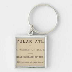 Title Page Letts's popular atlas Key Ring