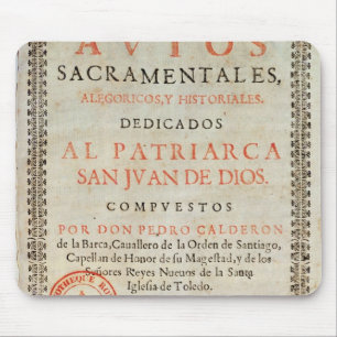 Title page mouse pad
