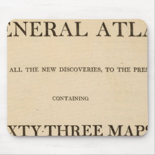 Title Page New, elegant general atlas Mouse Pad