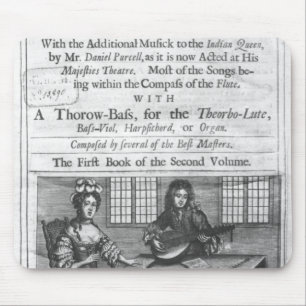 Title page of 'Deliciae Musicae' Mouse Pad