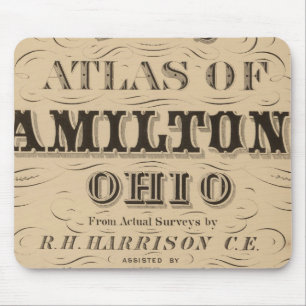 Title Page of Hamilton County Atlas Mouse Pad