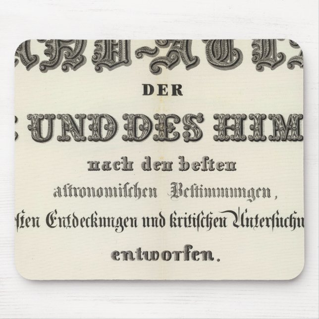 Title Page of HandAtlas Mouse Pad (Front)